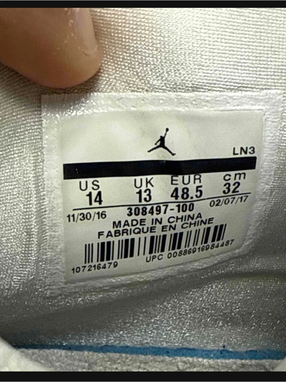 Nike Air Jordan 4 IV Retro Pure Money 2017 White Men’s Size 14 Sneakers Shoes